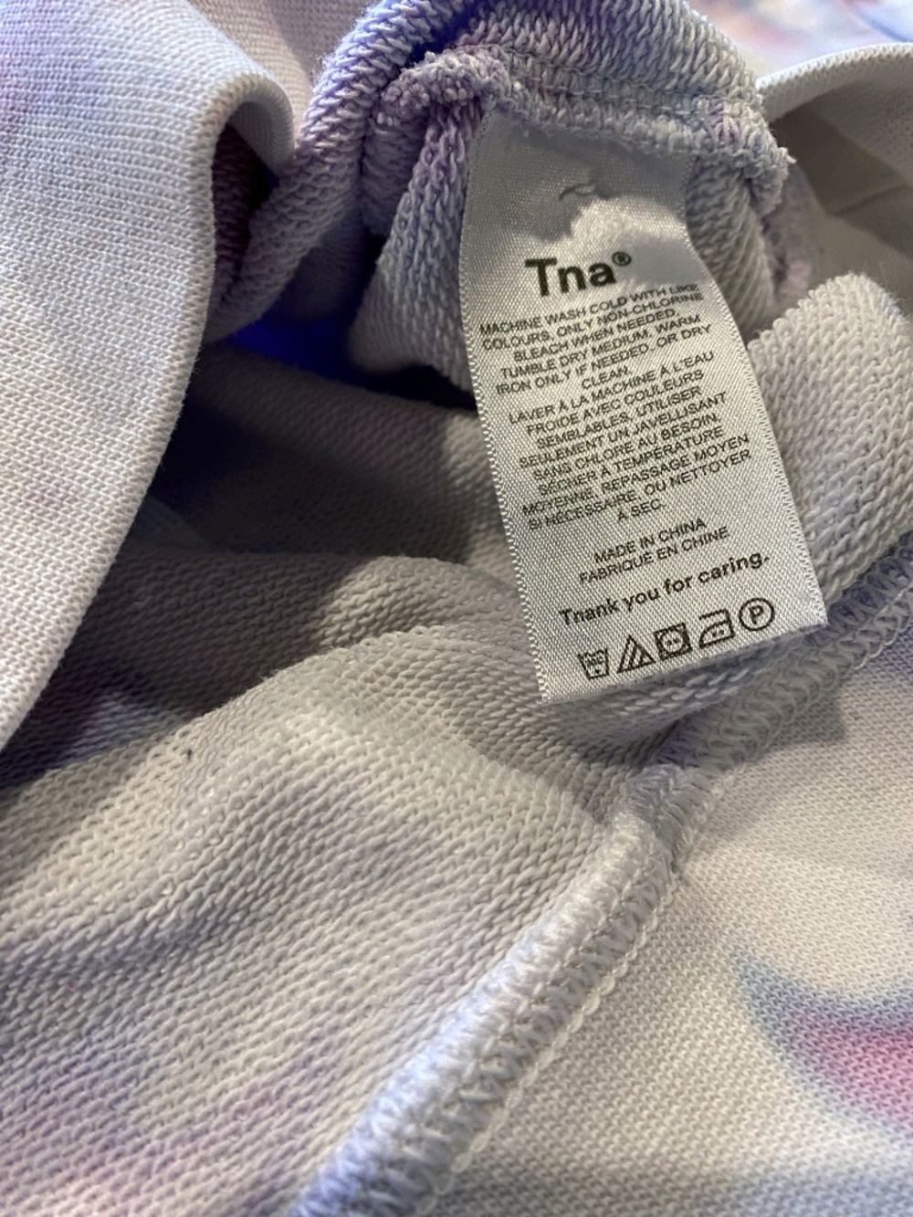 💫 TNA REMXD CUSTOM - Perfect French Terry Hoodie - L 💫 - Picture 5 of 5